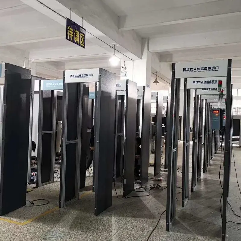 Light Weight Outdoor Walk Through Security Metal Detector Gate