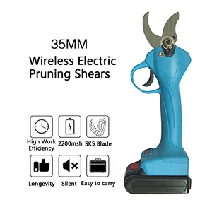 35 mm Long Lasting Wireless Electric Garden Pruning Shears
