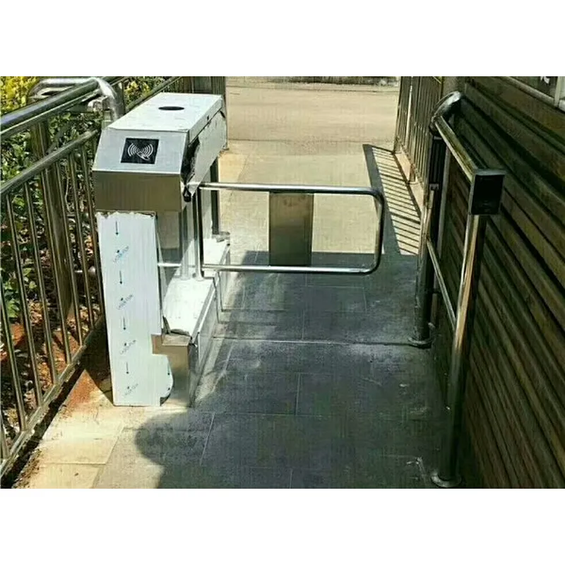 Access System Security Control Supermarket Entrance Barrier Gate Swing Door