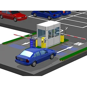 Remote Control Automatic Smart Car Parking System Boom Barrier Gate,Retractable Belt Barrier
