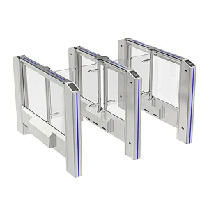 Access automatic Control Swing Turnstile Barrier Gate with Biometric Reader
