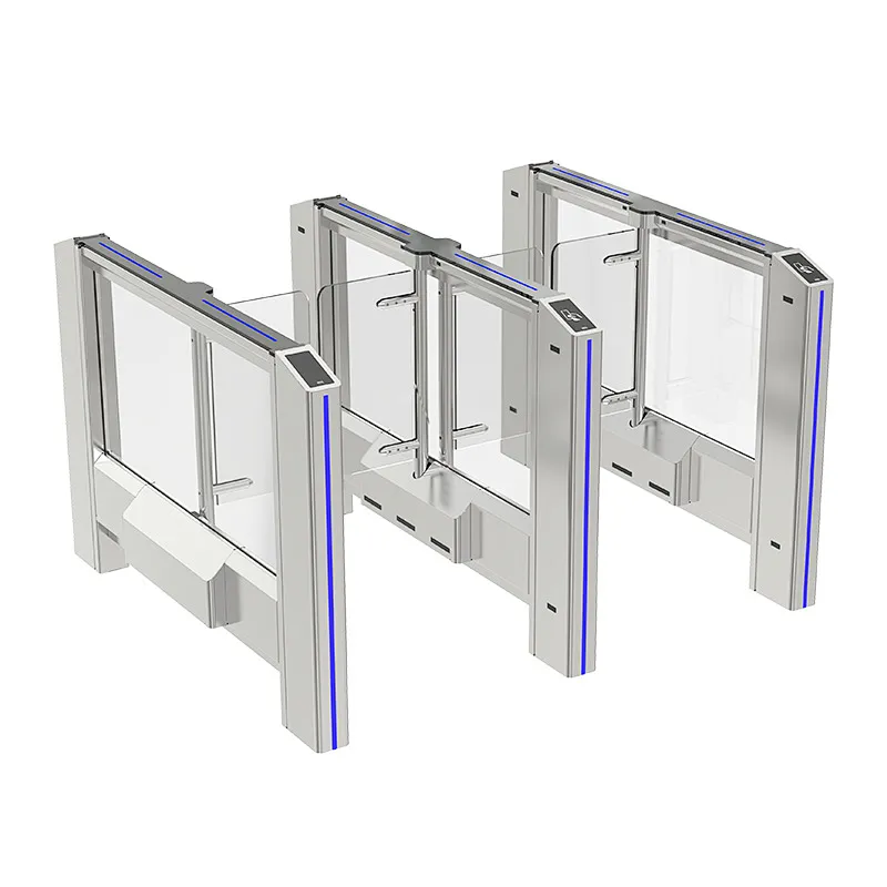 Access automatic Control Swing Turnstile Barrier Gate with Biometric Reader
