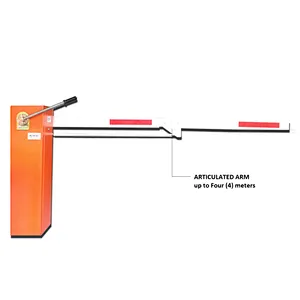 Factory Direct DC Motor RFID Car Parking System Barrier Road Gate