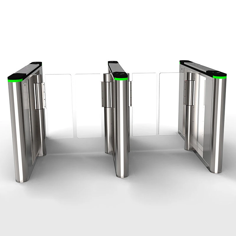 High-Speed Security Turnstile Barrier Gate for Office Building Entrance