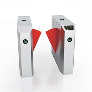 China Factory Flap Barrier Turnstiles Pedestrian Access Control Entry Security Fast Speed Gate