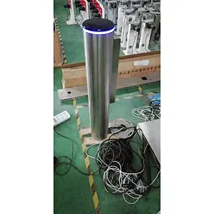Automatic Cylindrical Luxury Turnstile for Office Building RFID Pedestrian Speed Gate