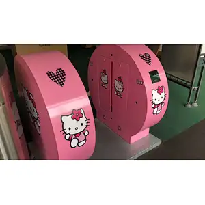 OEM/ODM Stainless Steel Colorful Access Control Bi-directional  kindergarten Flap Barrier Turnstile for school
