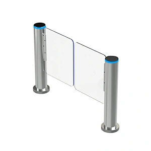 Brushless Full Automatic Security Control Glass Swing Barrier Gate