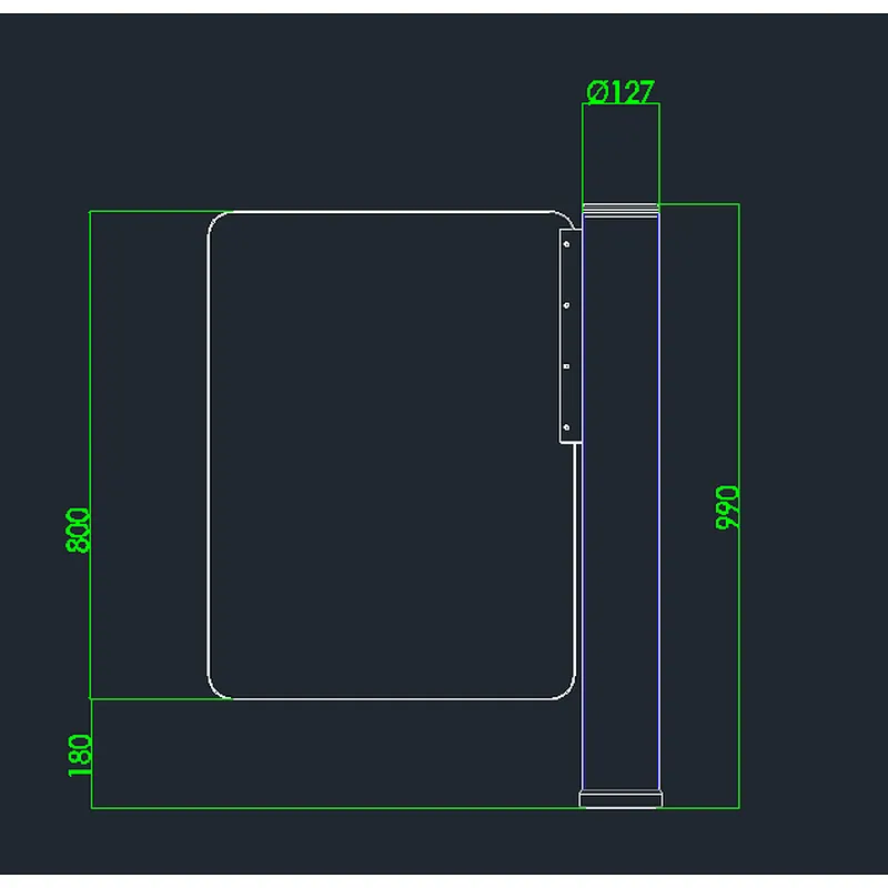 Cylindrical Speed Gate Security System Self Closing Fast lane Flap Barrier Speed Gate Suppliers