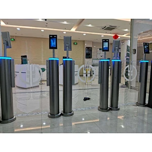 Automatic Facial Recognition Access Control Gates Turnstile
