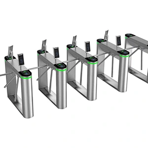 Tripod Turnstile Gate Tripod Turnstile Semi-Auto 304  Access Control RFID Card scan QR code  Reader Turnstile  Gate