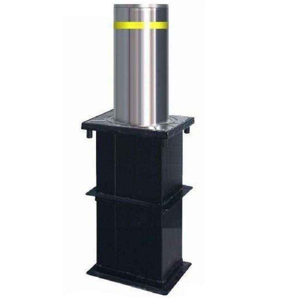 Remote control automatic rising bollard for parking
