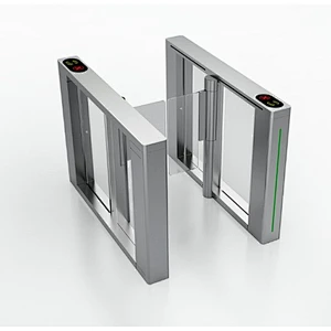 Security RFID Card Access Control Optical Slim Swing Turnstile