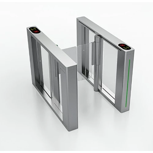 Security RFID Card Access Control Optical Slim Swing Turnstile
