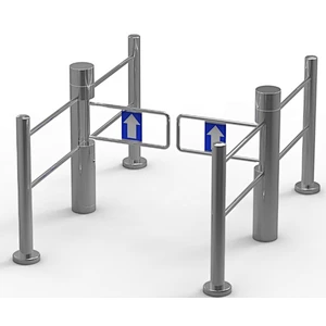 Swing Turnstile Barrier Gate Used In Supermarket