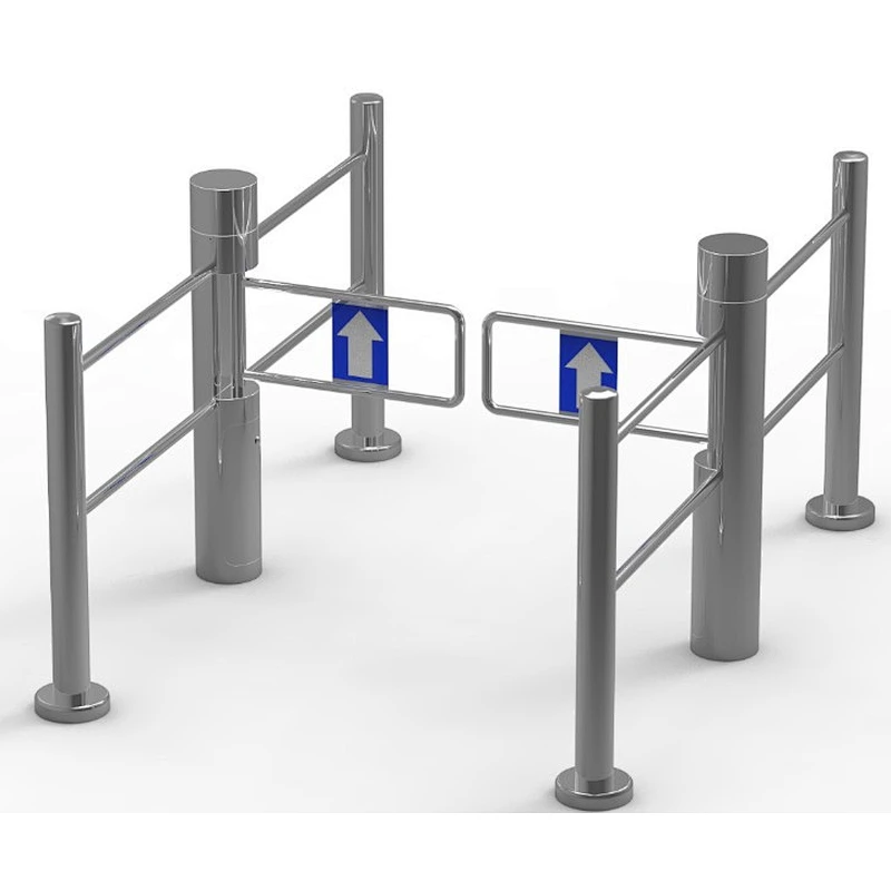 Swing Turnstile Barrier Gate Used In Supermarket