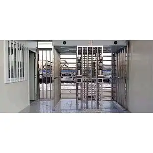 Full Height Security Turnstile Gate Access Control System for Airport and Train Station
