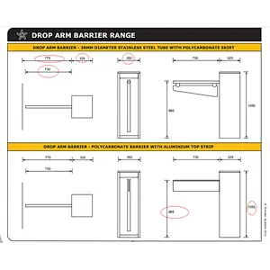 Vertical Intelligent Security Protection Single Arm Swing Barrier Gate Turnstile for Supermarket Entrance