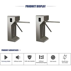 Shenzhen Anxia Factory Fast Speed Auto Vertical Tripod Airport Turnstile Gate