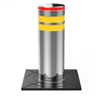 Remote control automatic rising bollard for parking