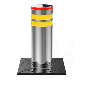 Remote control automatic rising bollard for parking