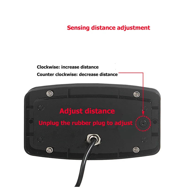 Anxia Boom Barrier Infrared Vehicle Parking Lot Ultrasonic Radar Detector Sensor