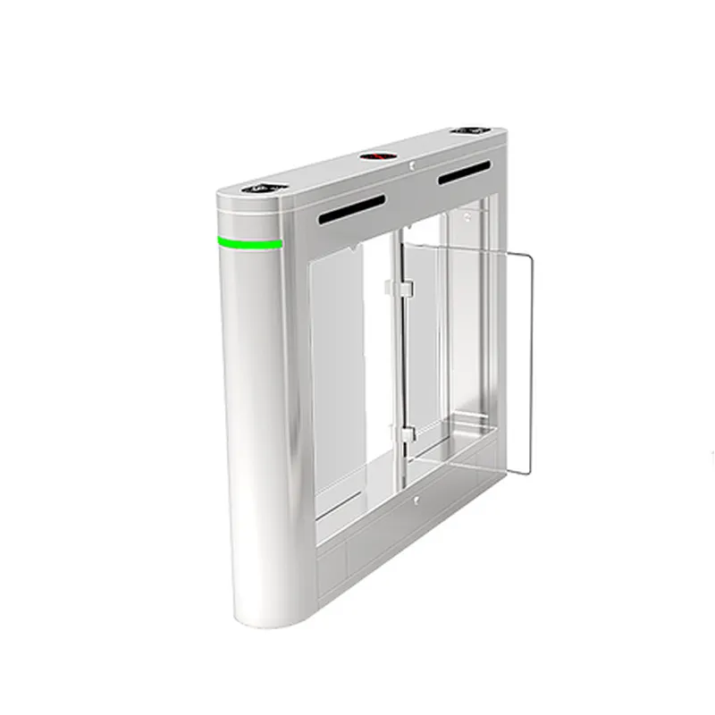 New  2020 Double core  double swing glass door automatic fast speed gate swing barrier turnstile door