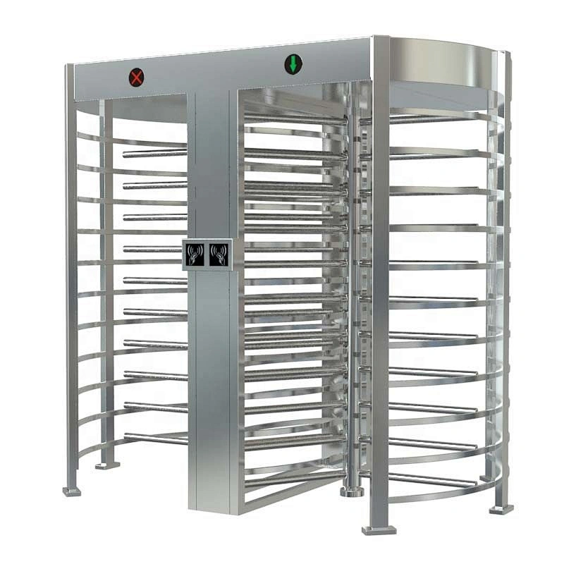 Fully safety automatic full height turnstile access control gate