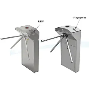 Coin Operated Semi-Automatic Bidirectional Tripod Security Turnstile Gates for Public Toilets