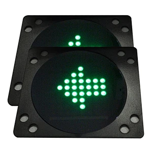 Top Acrylic Cover for LED Red Green Arrow Light Direction Panel on Turnstile Spare Parts Accessory