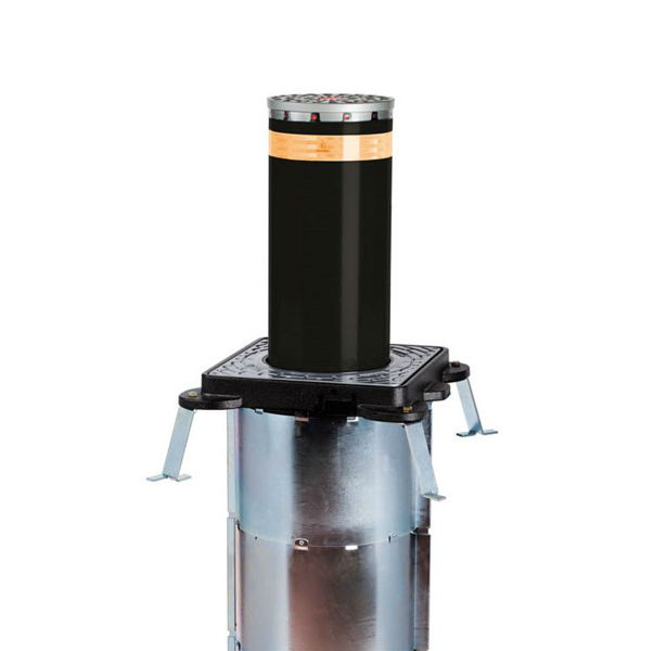 Parking Lot Management 6 MM Thickness Retractable Automatic Rising Bollards