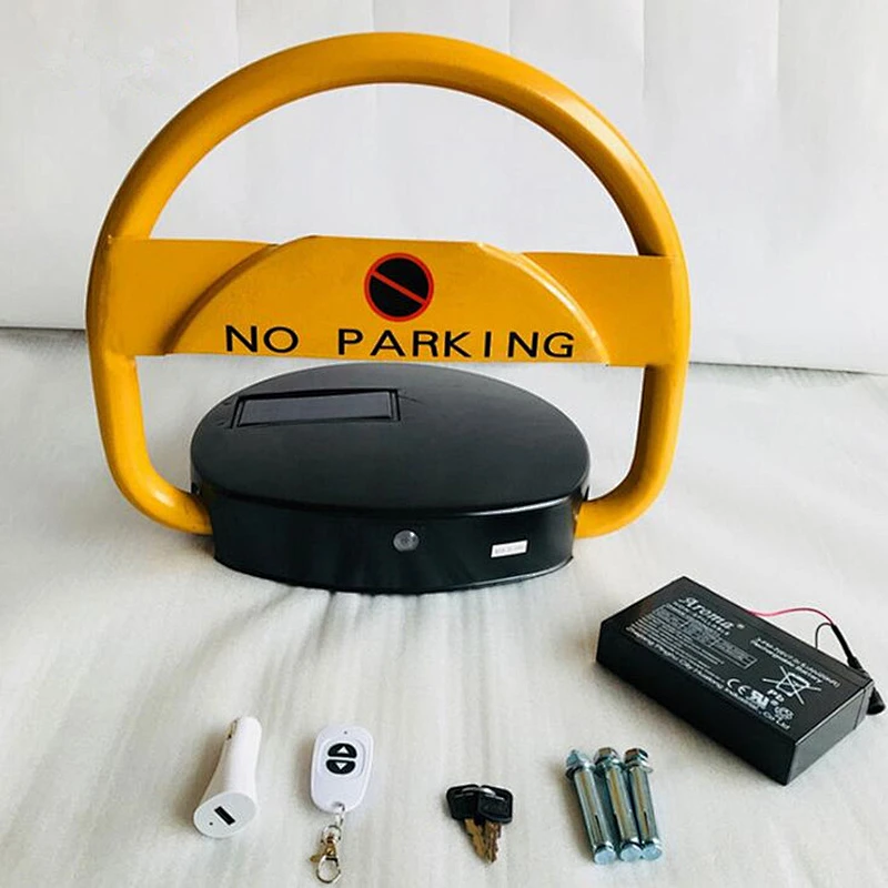 Intelligent Automatic Solar and Battery Operated Guardrail Parking Lock Solar