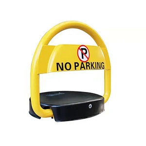 Portable solar remote control parking space protector car parking lock