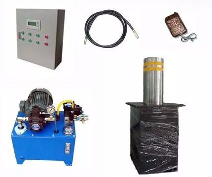 hot sale LED hydraulic type automatic rising bollard with Quality Assurance