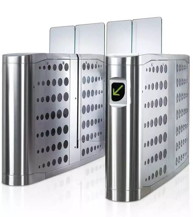 Pedestrian Access Control Gate Industrial Prestige Turnstiles Speedgates