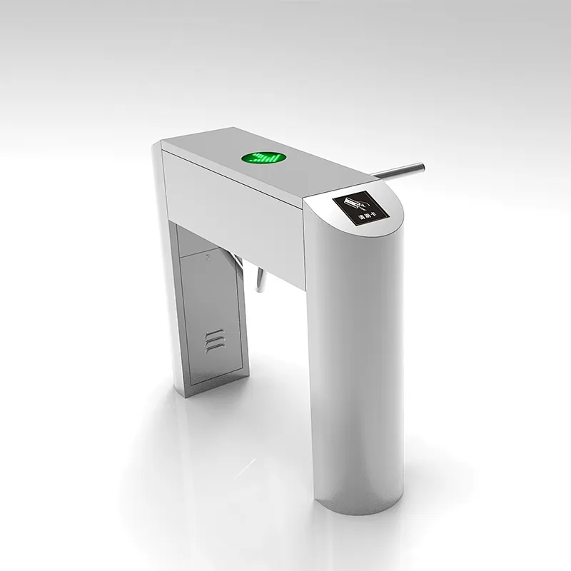 Most Popular Products QR Scanner Vertical Double Tripod Turnstile Door With Wiegand RFID Reader