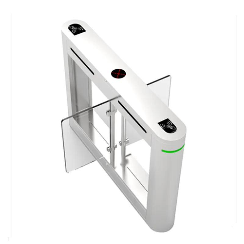 New  2020 Double core  double swing glass door automatic fast speed gate swing barrier turnstile door