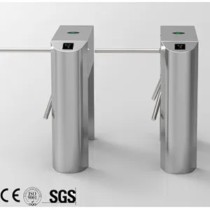RFID Card and Fingerprint Reader Tripod Turnstile 304 Stainless Steel