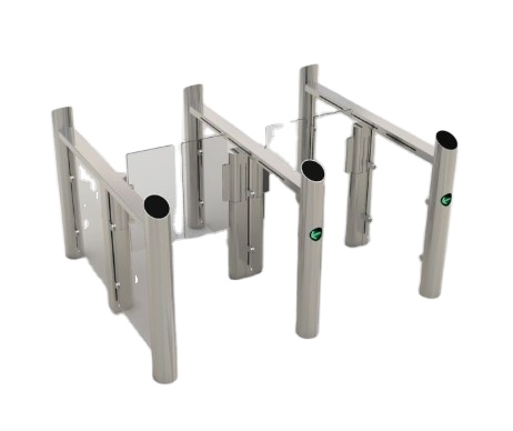 Access automatic Control Swing Turnstile Barrier Gate with Biometric Reader