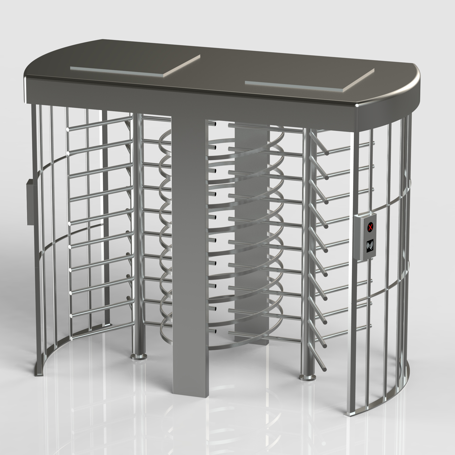 Full Height Turnstile Entrance Security Access Control