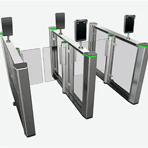Turnstile Gate Access Control With Facial Recognition Camera And Time Attendance  Detection