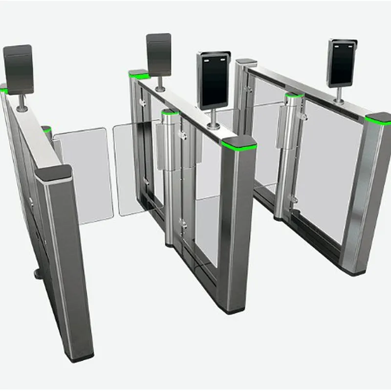 Turnstile Gate Access Control With Facial Recognition Camera And Time Attendance  Detection