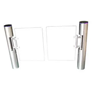 OEM New 304 Stainless Steel Supermarket Telescopic Swing Tubular Barrier Gate Design