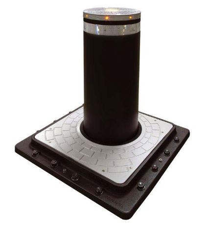 Best price semi-automatic rising bollard used road barrier