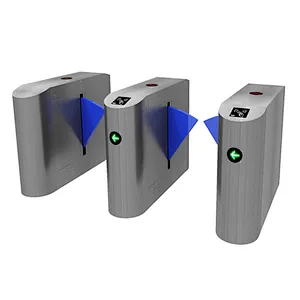 Automatic Security Swing  Flap Turnstile Barrier Access Control