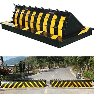 High security anti-ramming barrier PSA 68 hydraulic driveway blocker