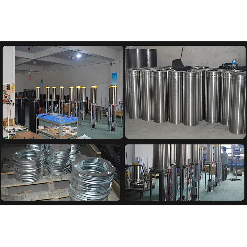 Heavy Duty Bollard Stainless Steel Pipe Bollard 's Hydraulic Actuator for Parking System