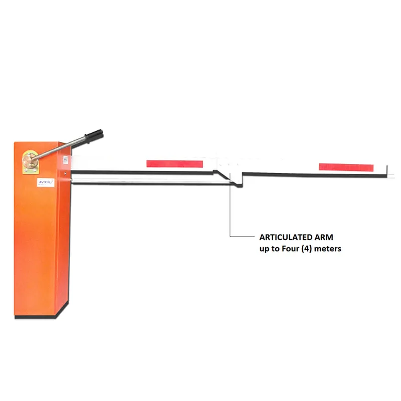 Auto Heavy Duty Folding Aluminum Security Boom Barrier Gate for Vehicle Parking Lot