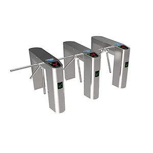 Acces Control System Access Barrier Automatic Electric Security Tripod Barrier with Fingerprint and RFID