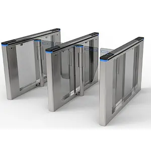 High-Speed Security Turnstile Barrier Gate for Office Building Entrance